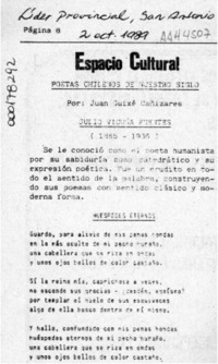 Espacio cultural  [artículo] Juan Guixé Cañizares.