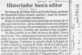 Historiador busca editor  [artículo].
