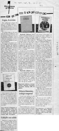 Escritorio  [artículo].