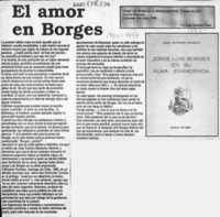 El amor en Borges  [artículo] José-Christian Páez.