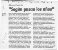 "Según pasan los años  [artículo] José Vargas Badilla.