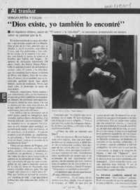 "Dios existe, yo también lo encontré"  [artículo] Consuelo Larraín A.