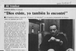 "Dios existe, yo también lo encontré"  [artículo] Consuelo Larraín A.