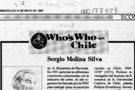 Sergio Molina Silva  [artículo].