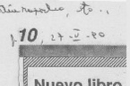 Nuevo libro de Nano Acevedo