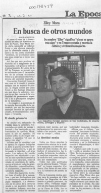 En busca de otros mundos  [artículo] Maura Brescia.