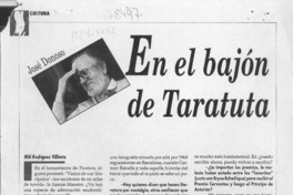 En el bajón de Taratuta  [artículo] Mili Rodríguez Villouta.