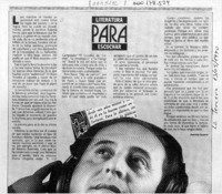 Literatura para escuchar  [artículo] Patricia Guerra.