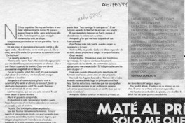 Maté al príncipe azul -- sólo me queda olvidarlo  [artículo] Paula Donoso B.