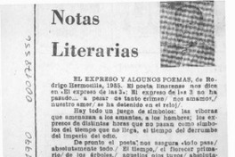Notas literarias  [artículo] Mesa Seco.