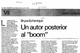 Un autor posterior al "boom"  [artículo] Mario Rodríguez Fernández.