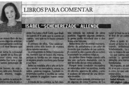 Isabel "Scherezade" Allende