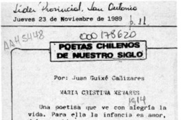 Poetas chilenos de nuestro siglo