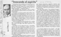 "Invocando el espíritu"  [artículo] Mario Arnello Romo.