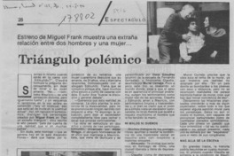 Triángulo polémico  [artículo] Marietta Santi.
