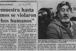 "Esto demuestra hasta qué extremos se violaron los derechos humanos"  [artículo].