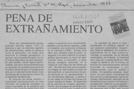 Pena de extrañamiento