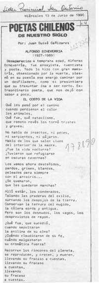 Poetas chilenos de nuestro siglo  [artículo] Juan Guixé Cañizares.