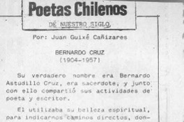 Poetas chilenos de nuestro siglo  [artículo] Juan Guixé Cañizares.