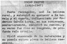 Poetas chilenos de nuestro siglo