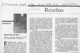 Según pasan los años  [artículo] H. P. V.