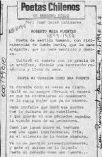 Poetas chilenos de nuestro siglo  [artículo] Juan Guixé Cañizares.