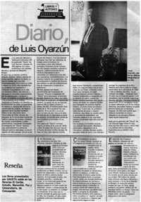 Diario, de Luis Oyarzún