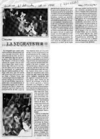 La negra Ester  [artículo] E. S. O.