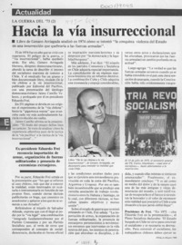 Hacia la vía insurreccional  [artículo].