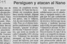 Persiguen y atacan al Nano