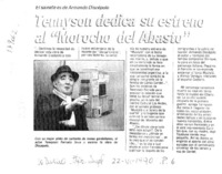 Tennyson dedica su estreno al "Morocho del Abasto"  [artículo].