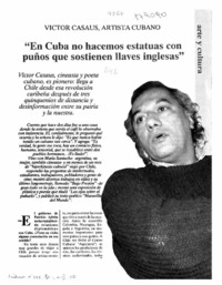 "En Cuba no hacemos estatuas con puños que sostienen llaves inglesas"  [artículo] PJ.