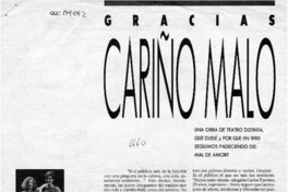 Gracias cariño malo  [artículo] Marietta Santi.