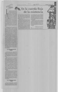 En la cuerda floja de la existencia