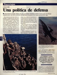 Una política de defensa  [artículo] T. M.