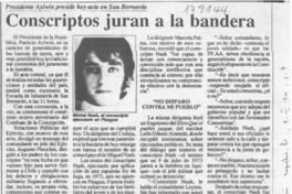 "No disparo, señor contra mi pueblo"  [artículo].