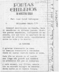 Poetas chilenos de nuestro siglo  [artículo] Juan Guixé Cañizares.