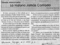 La historia jamás contada  [artículo] Omar Monroy.