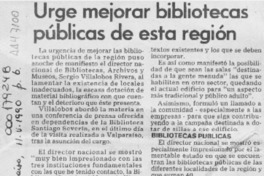 Urge mejorar bibliotecas públicas de esta región