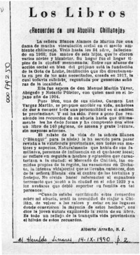 "Recuerdos de una abuela chillaneja"