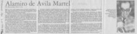 Alamiro de Avila Martel  [artículo] Bernardino Bravo Lira.