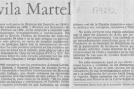 Alamiro de Avila Martel  [artículo] Bernardino Bravo Lira.