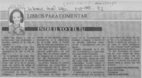 Entre el yo y el tú  [artículo] M. T. Herreros.