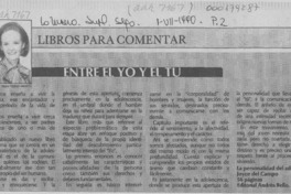 Entre el yo y el tú  [artículo] M. T. Herreros.