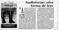 Audistorias, otra forma de leer  [artículo].