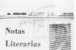 Notas literarias  [artículo] Mesa Seco.