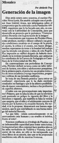 Generación de la imagen  [artículo] Abelardo Troy.