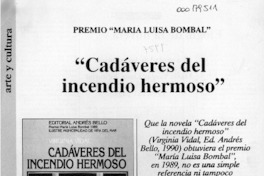 "Cadáveres del incendio hermoso"  [artículo] Hernán Dinamarca.