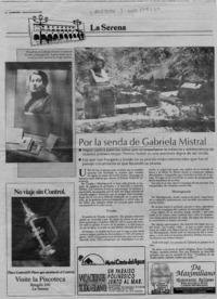Por la senda de Gabriela Mistral  [artículo].