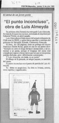 "El Punto inconcluso", obra de Luis Almeyda  [artículo].